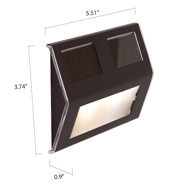 5-Lumen Solar Oil Rubbed Bronze Deck Light