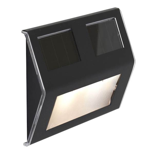 5-Lumen Solar Black Deck Light