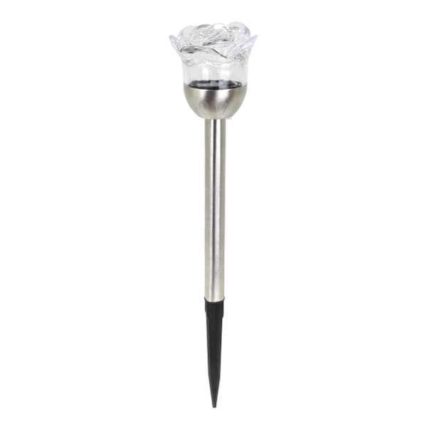 Solar Color Changing Rose Pathway Light