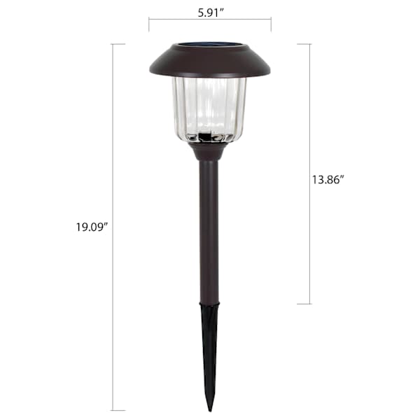 15-Lumen Oil Rubbed Bronze Melon Pathway Light