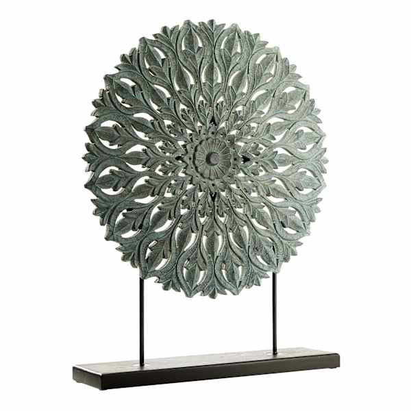 Sun Carved Medallion Decor, 30"