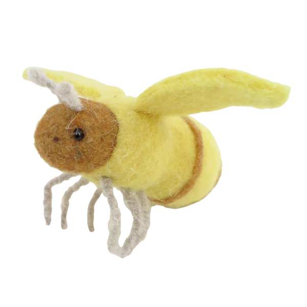 Honeybloom Yellow Bee Decor, 5.5"