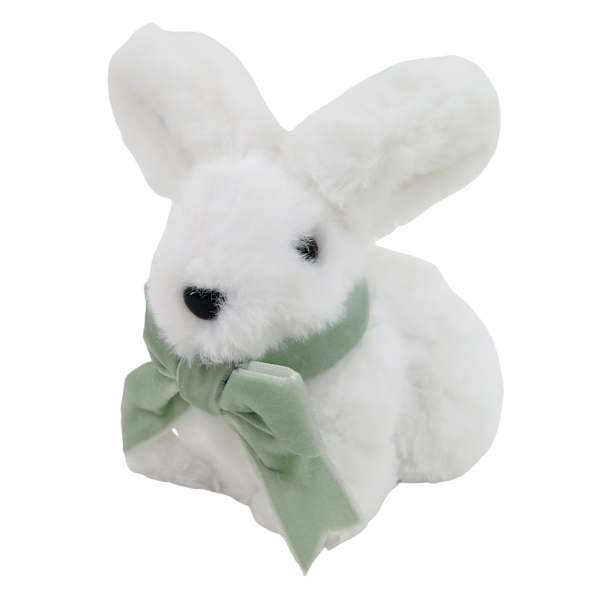 Providence White Faux Fur Easter Bunny, 5.5"
