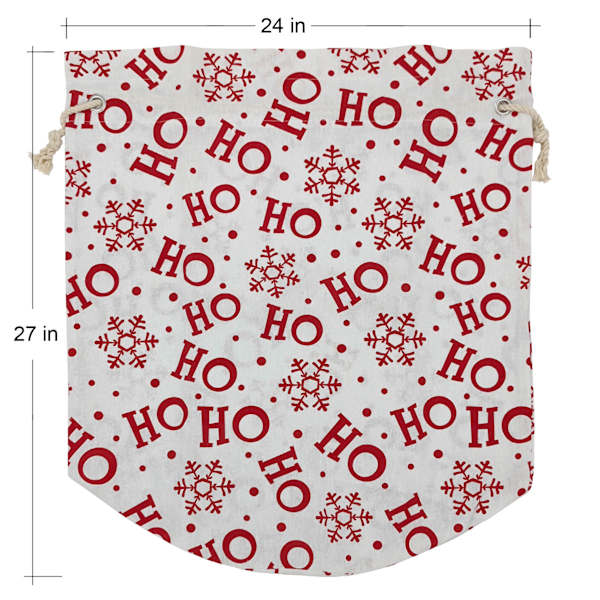 Jumbo Ho Ho Ho Gift Bag, 24x27