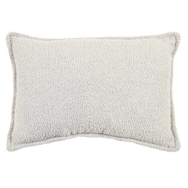 Crosby St. Grey Soft Textured Boucle Throw Pillow, 14x20