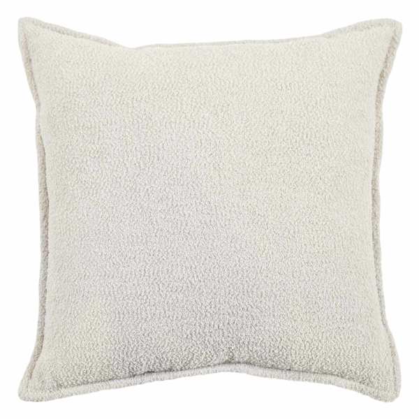 Crosby St. Grey Soft Textured Boucle Throw Pillow, 24"