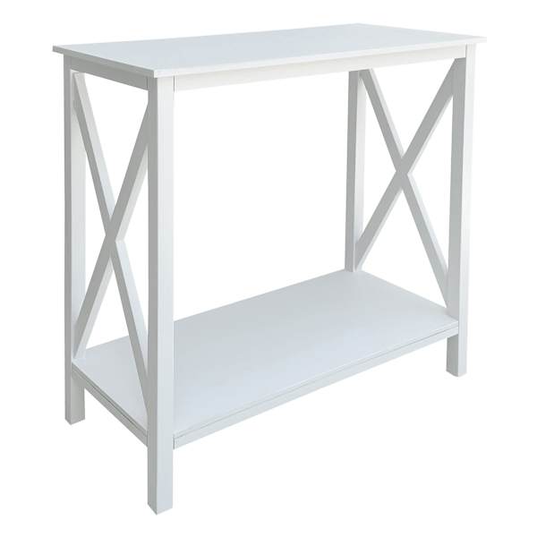 Alexander Wooden Console Table, White