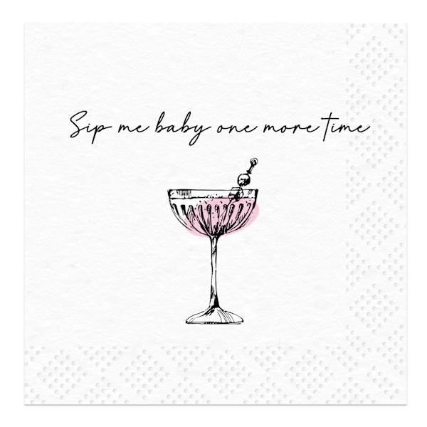 Sip Me Baby Cocktail Napkin