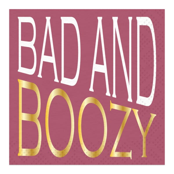 20-Pack Bad & Boozy Cocktail Napkins