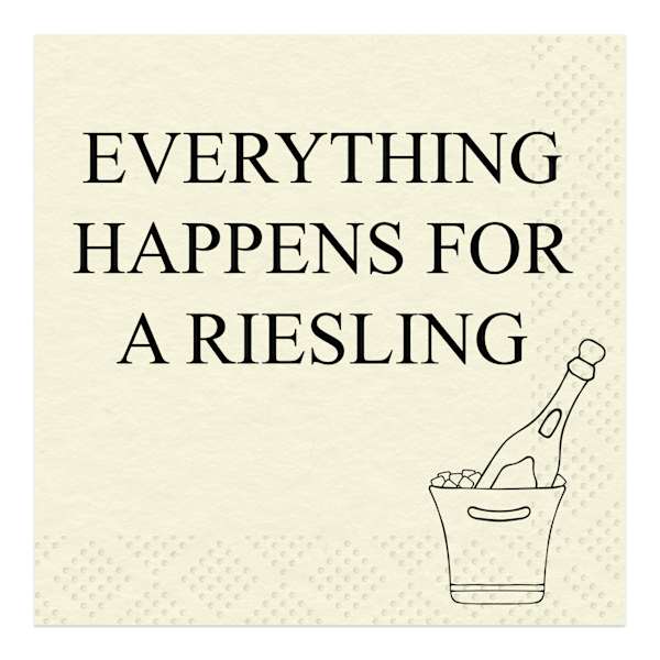20-Pack Reisling Cocktail Napkins