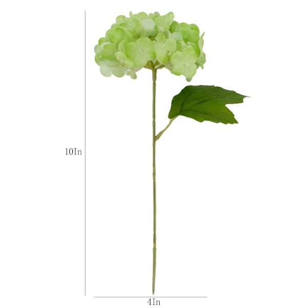 Green Mini Hydrangea Pick, 10"