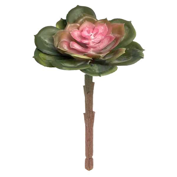 Purple Succulent Pick, 5.5"