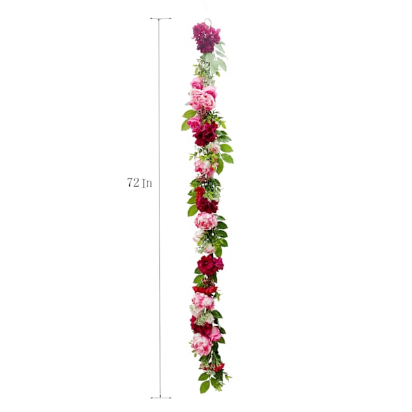 Rose Hydrangea Garland, 72"