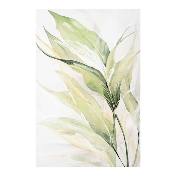 Leaves Canvas Wall Art, 24x35