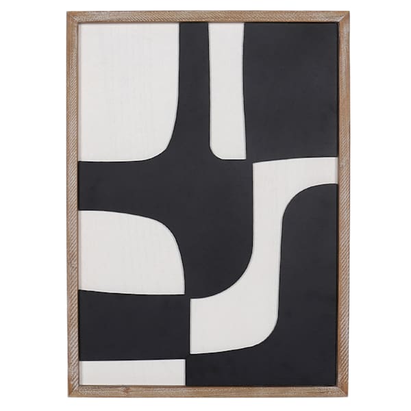 Crosby St. Abstract Wooden Wall Decor, 16x22