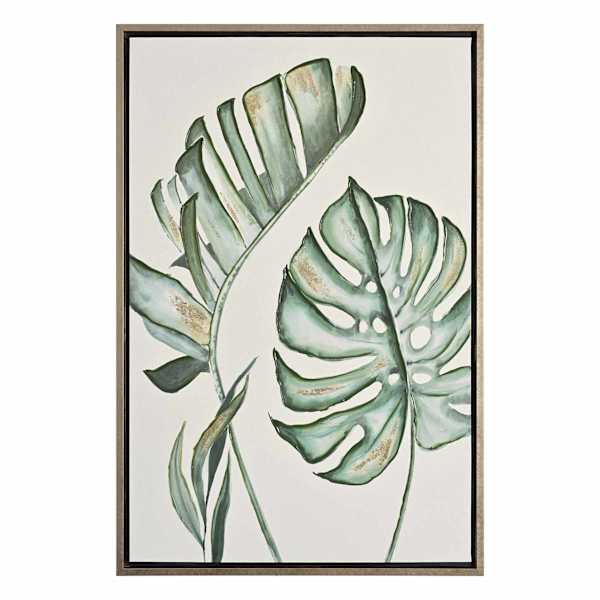 Framed Leaves Canvas Wall Art, 24x36
