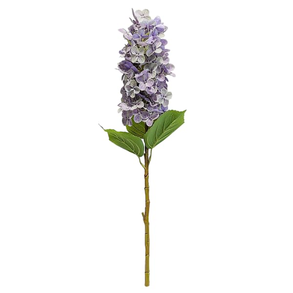Light Purple Real-Feel Cone Hydrangea Stem, 24"