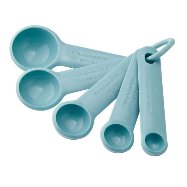 KitchenAid Set of 5 Mineral Blue Universal Measuring Spoons