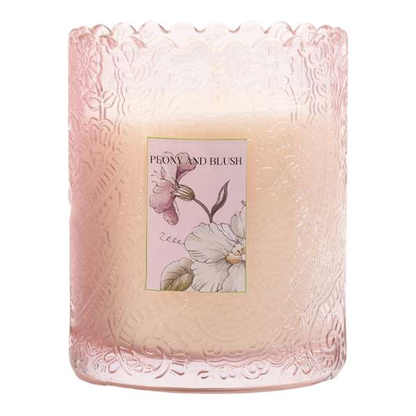 Peony Blush Scented Boxed Jar Candle, 6oz