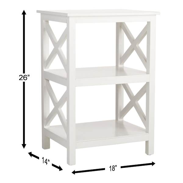 Alexander Accent Table, White