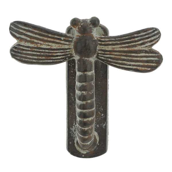 Honeybloom Metal Dragonfly Door Knocker, 4"