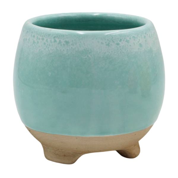 Indoor Cleo Teal Planter, 4"