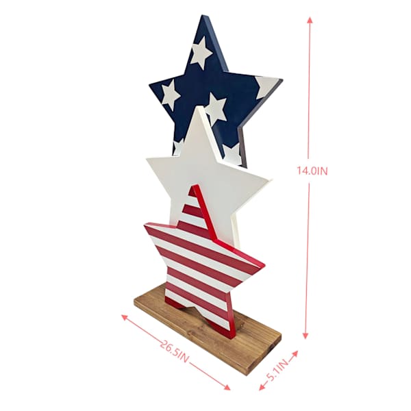 Patriotic Stars Decor, 26.5"