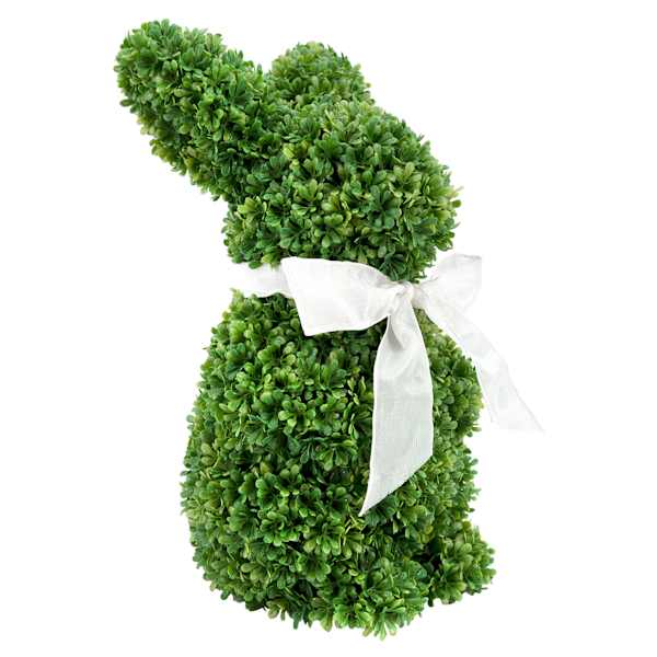 Providence Artificial Boxwood Easter Bunny, 12"