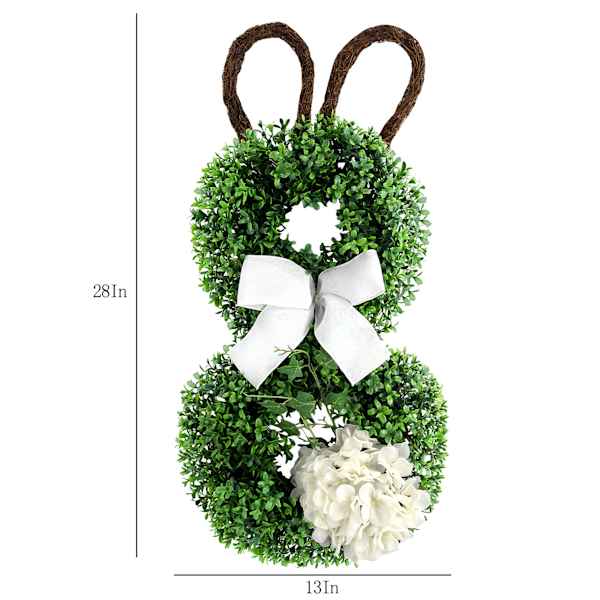 Providence Boxwood Easter Bunny Door Hanger, 28"