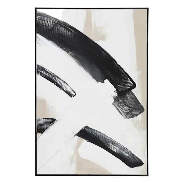 Crosby St. Framed Abstract Canvas Wall Art, 32x48