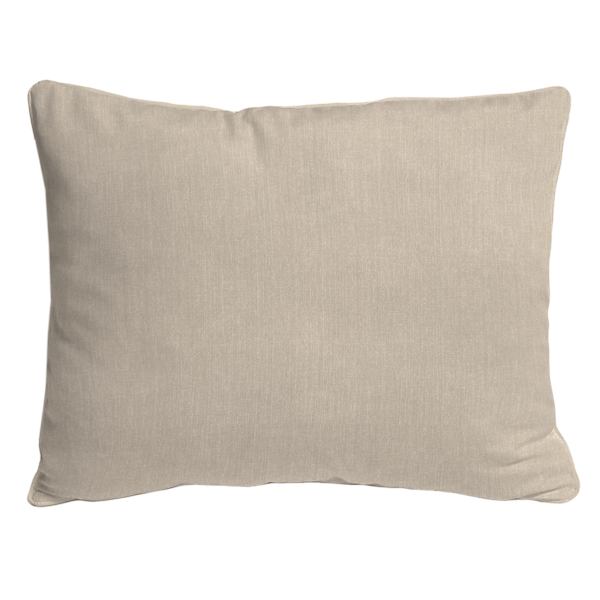 Tahiti Beige Outdoor Corded Back Cushion