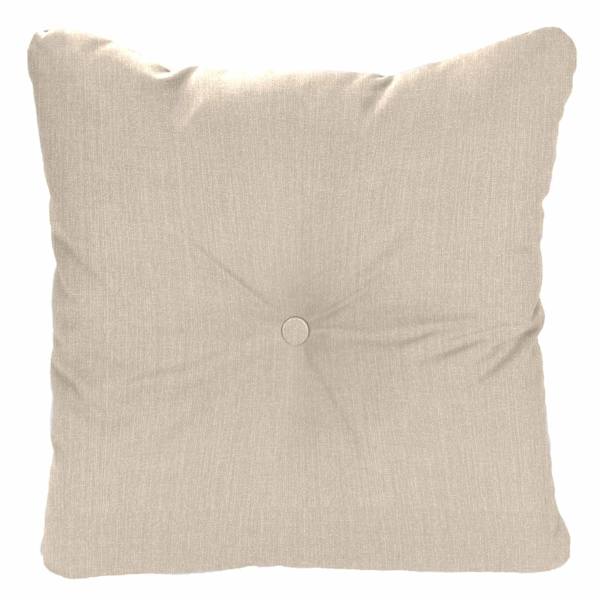 Tahiti Beige Outdoor Tufted Back Cushion