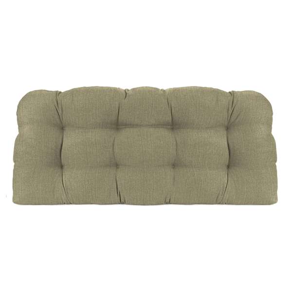 Tahiti Bark Outdoor Wicker Settee Cushion