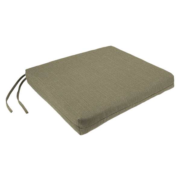 Tahiti Bark Outdoor Square Seat Cushion