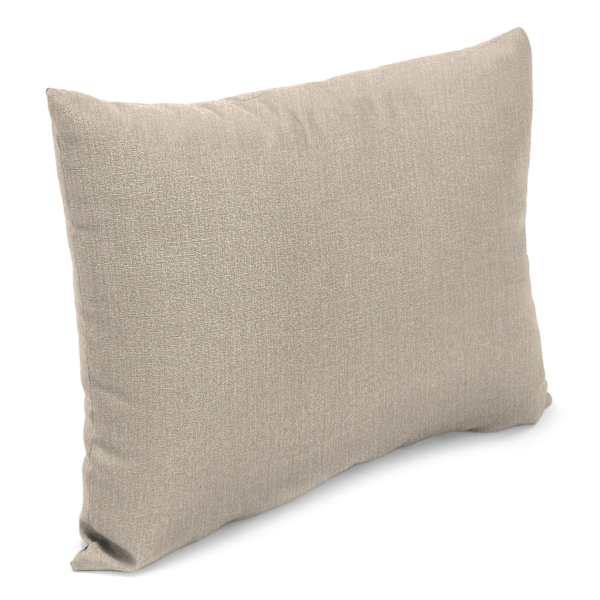 Tahiti Beige Lumbar Outdoor Throw Pillow, 14x20
