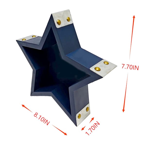 Decorative Blue Star, 8"