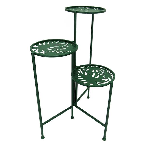 Found & Fable 3-Tier Metal Folding Plant Stand, 28"