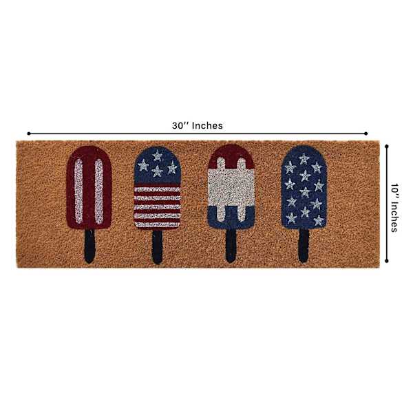 Americana Popsicles Coir Mat, 10x30
