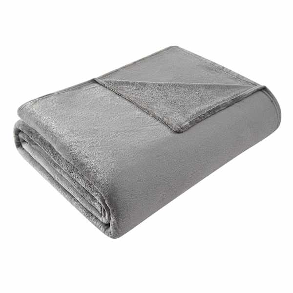 Honeybloom Grey Oversized Family Blanket, 120"