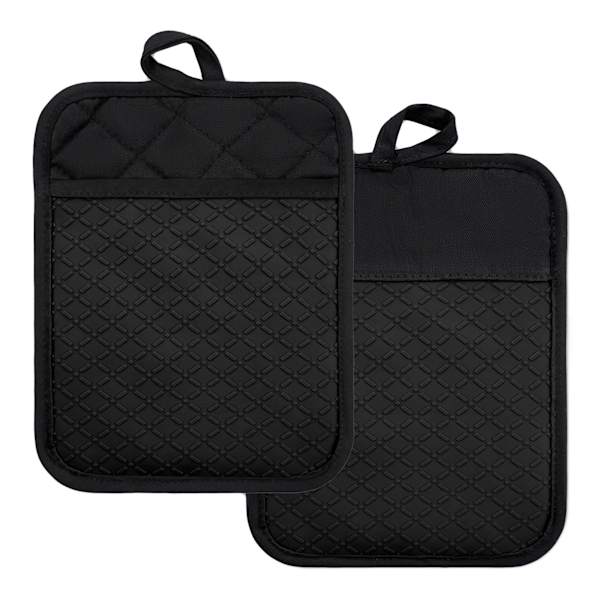 Black Silicone Pot Holder