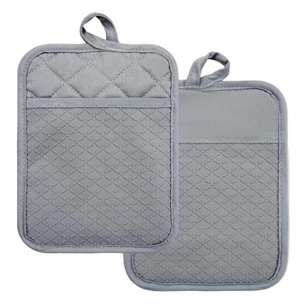 Grey Silicone Pot Holder