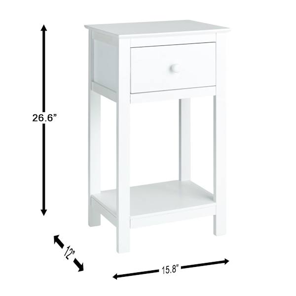 Thomas Accent Table, White
