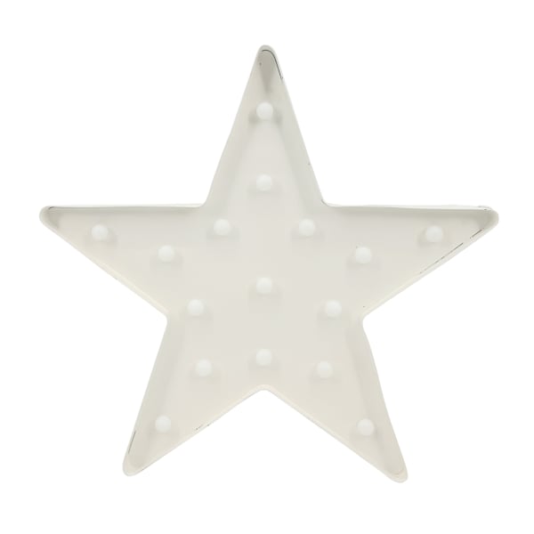 LED White Star, 15"