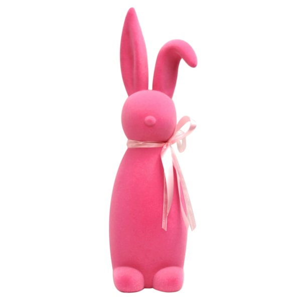 Bunny Brights Pink Flocked Bunny, 26"
