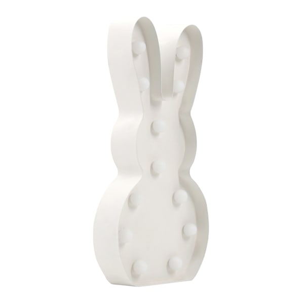 Bunny Brights LED White Metal Bunny, 10"