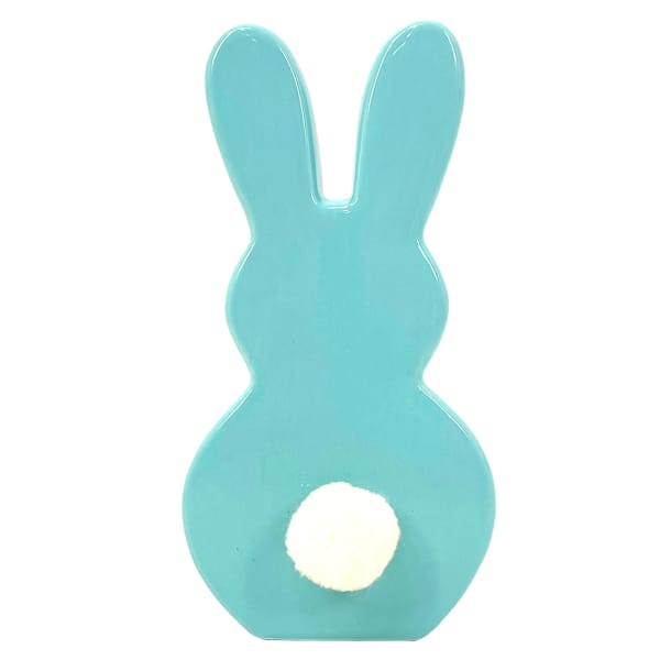 Bunny Brights Blue Ceramic Bunny, 7"