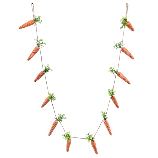 Homespun Easter Carrot Garland, 72"