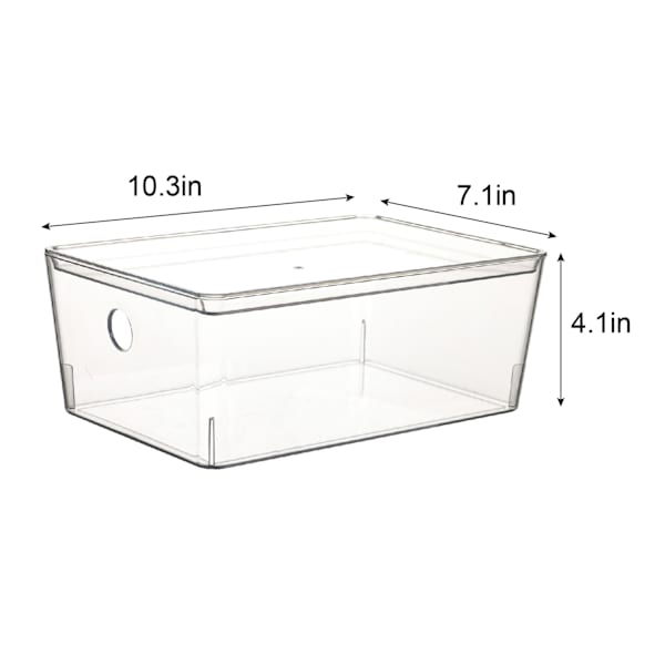 3.8L Storage Container Clear