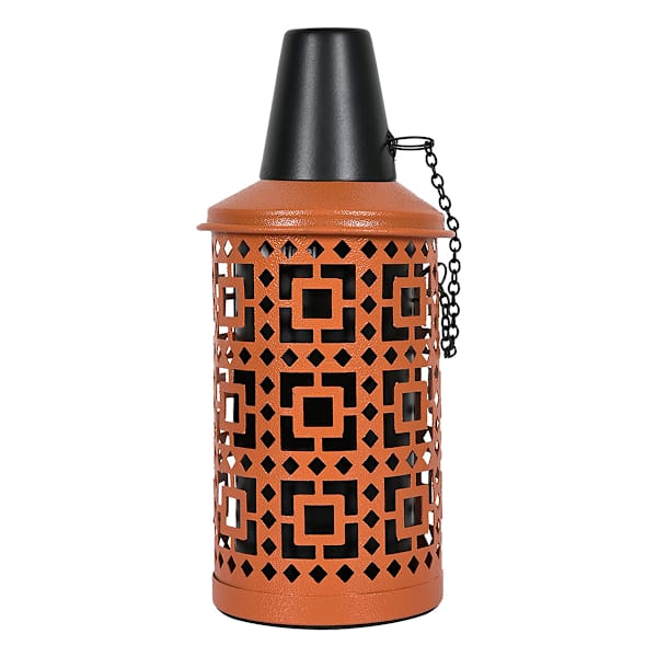 Orange Square Table Torch