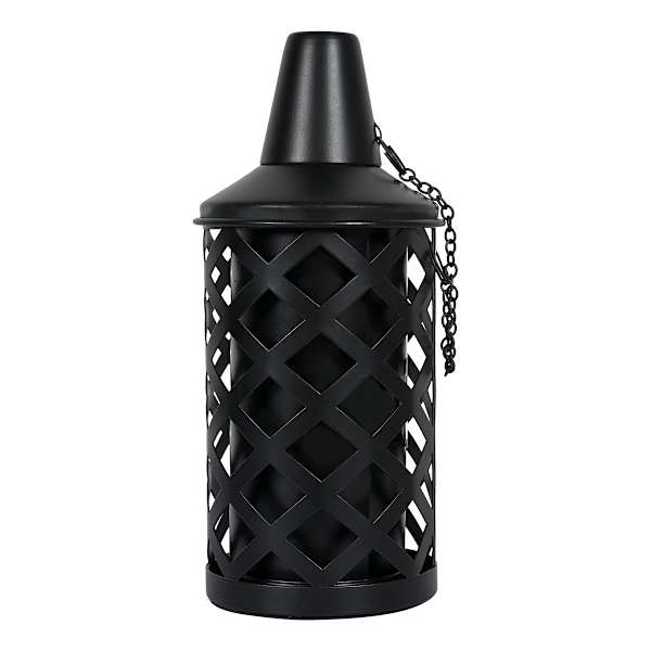 Black Lattice Table Torch